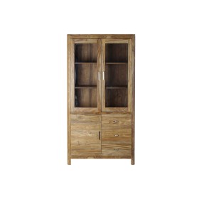 Stand Espositore DKD Home Decor Cristallo Legno d'albero della gomma 97 x 42 x 190 cm di DKD Home Decor, Cristalliere - Rif: ...