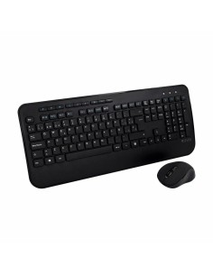 Tastatur mit Maus Dell KM3322W Qwerty US Schwarz QWERTY | Tienda24 Tienda24.eu