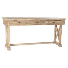 Mesa de apoio Alexandra House Living Branco Natural 45 x 17 x 45 cm | Tienda24 - Global Online Shop Tienda24.eu