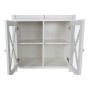 Caisson à Tiroirs DKD Home Decor S3022229 Blanc Naturel Verre Peuplier Cottage 80 x 40 x 85 cm de DKD Home Decor, Commodes - ...