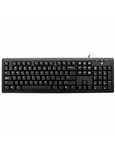 Teclado Nilox NXKBE000001 Qwerty espanhol Preto | Tienda24 Tienda24.eu