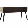 Mesa auxiliar DKD Home Decor Marrón Negro Metal Abeto 100 x 50 x 52,5 cm | Tienda24 - Global Online Shop Tienda24.eu