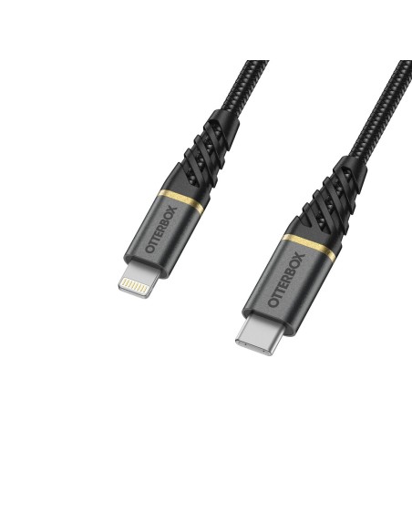 Cable USB-C a Lightning Otterbox 78-52654 Negro 1 m | Tienda24 Tienda24.eu