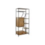 Shelves DKD Home Decor 80 x 40 x 180,5 cm Fir Natural Black Iron by DKD Home Decor, Standing Shelf Units - Ref: S3022392, Pri...