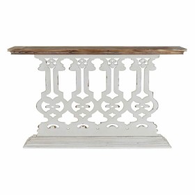 Console DKD Home Decor 8424001793600 142 x 30 x 83 cm Sapin Naturel Blanc Bois MDF de DKD Home Decor, Tables - Réf : S3022581...