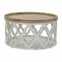 Mesa auxiliar DKD Home Decor Blanco Marrón claro Abeto Madera MDF 81 x 81 x 43,5 cm de DKD Home Decor, Mesas - Ref: S3022582,...