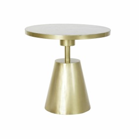 Table d'appoint DKD Home Decor 60 x 60 x 58 cm Doré Bois Blanc Marbre Fer de DKD Home Decor, Tables - Réf : S3022624, Prix : ...