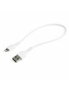 Cable USB a Lightning Startech RUSBLTMM30CMW USB A Blanco | Tienda24 Tienda24.eu