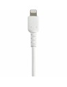 Cable USB a Lightning Startech RUSBLTMM30CMW USB A Blanco | Tienda24 Tienda24.eu