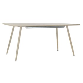 Dining Table DKD Home Decor 8424001808649 Metal MDF Wood 160 x 90 x 76 cm 75 cm by DKD Home Decor, Dining Tables - Ref: S3022...