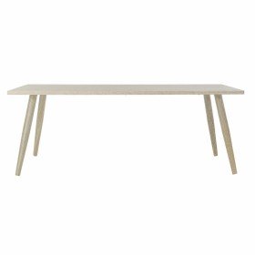 Mesa de Centro DKD Home Decor Blanco Transparente Madera Cristal Madera MDF 110 x 60 x 45 cm | Tienda24 - Global Online Shop Tienda24.eu