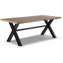 Table de Salle à Manger DKD Home Decor Métal Fer Bois Recyclé 200 x 100 x 78 cm de DKD Home Decor, Tables de jardin - Réf : S...