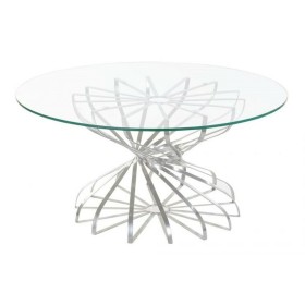 Table Basse DKD Home Decor Argenté Verre Fer 81 x 81 x 38 cm de DKD Home Decor, Tables - Réf : S3023033, Prix : 227,55 €, Rem...