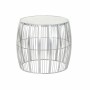 Side table DKD Home Decor White Marble Iron Silver (46 x 46 x 41 cm) by DKD Home Decor, Tables - Ref: S3023036, Price: 101,75...