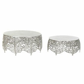 Mesa de apoio DKD Home Decor Branco Natural 28 x 28 x 50 cm 29 x 29 x 50 cm | Tienda24 - Global Online Shop Tienda24.eu