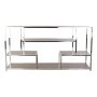 Console DKD Home Decor 190 x 40 x 96 cm Argenté Acier Plastique Bois MDF de DKD Home Decor, Tables - Réf : S3023047, Prix : 5...