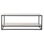 Mesa de apoio DKD Home Decor Aço Prata Madeira MDF (120 x 60 x 45 cm) de DKD Home Decor, Jogos de móveis - Ref: S3023049, Pre...