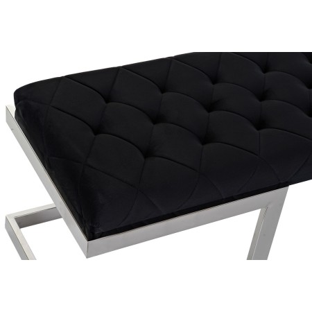 Banqueta DKD Home Decor  Preto Poliéster Aço (140 x 40 x 40 cm) | Tienda24 - Global Online Shop Tienda24.eu