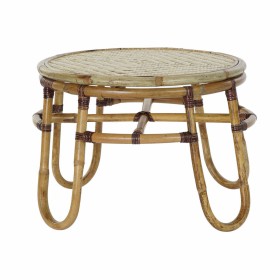 Mesa auxiliar DKD Home Decor Bambú Ratán (60 x 60 x 42 cm) de DKD Home Decor, Mesas - Ref: S3023099, Precio: 100,09 €, Descue...