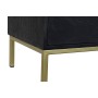 Mueble de TV DKD Home Decor Negro Metal Dorado Madera de mango (147 x 40 x 51 cm) de DKD Home Decor, Mesas y soportes para TV...