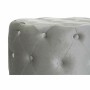 Repose-pied DKD Home Decor Gris Velours Bois MDF (80 x 80 x 43 cm) (58 x 58 x 37 cm) (2 pcs) de DKD Home Decor, Poufs et repo...