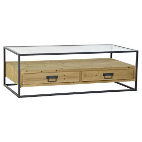 Mesa auxiliar DKD Home Decor Dorado Cristal Acero 138 x 66 x 46 cm | Tienda24 - Global Online Shop Tienda24.eu