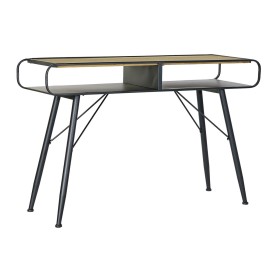 Consola DKD Home Decor Preto Metal Abeto Marrom claro (120 x 38 x 78 cm) de DKD Home Decor, Jogos de móveis - Ref: S3023164, ...