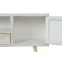 Mueble de TV DKD Home Decor Blanco Madera Bambú (140 x 40 x 51 cm) de DKD Home Decor, Mesas y soportes para TV - Ref: S302319...