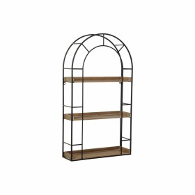 Estantes DKD Home Decor Natural Preto Metal Madeira 3 Prateleiras (60 x 18 x 107 cm) de DKD Home Decor, Unidades de estantes ...