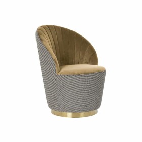 Armchair DKD Home Decor 66 x 70 x 88 cm 70 x 73 x 88 cm Fir Light brown Light grey | Tienda24 - Global Online Shop Tienda24.eu