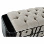 Banqueta DKD Home Decor 120 x 40 x 50 cm Negro Beige Metal Poliuretano de DKD Home Decor, Sillas - Ref: S3023242, Precio: 233...