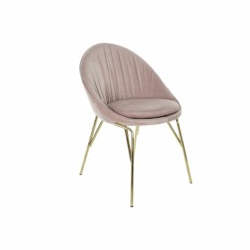 Dining Chair DKD Home Decor Pink Golden 60 x 60 x 85 cm by DKD Home Decor, Dining Chairs - Ref: S3023262, Price: 93,01 €, Dis...