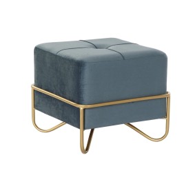 Banquette DKD Home Decor 8424001850921 Bleu Multicouleur Doré Mousse Métal Bois MDF 42 x 42 x 38 cm de DKD Home Decor, Chaise...