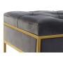 Hocker DKD Home Decor 8424001851096 Grau Bunt Gold Metall 100 x 48 x 48 cm von DKD Home Decor, Stühle - Ref: S3023311, Preis:...