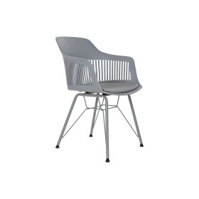 Silla DKD Home Decor Gris claro 56 x 53 x 81 cm de DKD Home Decor, Sillas - Ref: S3023323, Precio: 60,03 €, Descuento: %