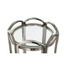 Side table DKD Home Decor Crystal Silver Metal 40 x 40 x 110 cm | Tienda24 - Global Online Shop Tienda24.eu