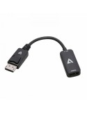 DisplayPort to HDMI Adapter V7 V7DPHDMIACTV Black 4K Ultra HD | Tienda24 Tienda24.eu