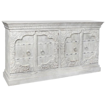 Buffet DKD Home Decor Blanc Métal Bois de manguier 190 x 43 x 100 cm de DKD Home Decor, Buffets, crédences et vaisseliers - R...