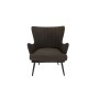 Sillón DKD Home Decor Poliéster Madera MDF Gris oscuro (60 x 57 x 88 cm) de DKD Home Decor, Accesorios de sillas y sofás - Re...