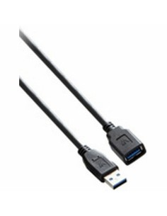 USB 2.0 A to Micro USB B Cable Startech USB2HAUBY3 Black | Tienda24 Tienda24.eu