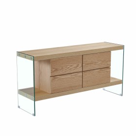 Buffet DKD Home Decor Verre Bois MDF (160 x 45 x 80 cm) de DKD Home Decor, Buffets, crédences et vaisseliers - Réf : S3023496...