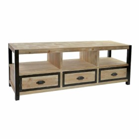 TV-Möbel DKD Home Decor 148 x 45 x 54 cm Schwarz Metall Holz Braun von DKD Home Decor, TV-Ständer und -Tische - Ref: S3023526...