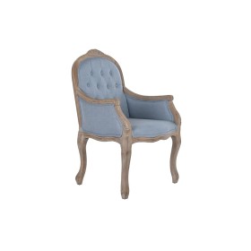 Dining Chair DKD Home Decor Blue Natural 30 x 40 cm 62 x 55 x 100 cm 63,5 x 50 x 102 cm by DKD Home Decor, Dining Chairs - Re...