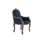 Chair DKD Home Decor Turquoise Linen Rubber wood (63.5 x 50 x 102 cm) by DKD Home Decor, Dining Chairs - Ref: S3023546, Price...