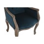 Chaise DKD Home Decor Turquoise Lin Bois d'hévéa (63.5 x 50 x 102 cm) de DKD Home Decor, Chaises - Réf : S3023546, Prix : 399...