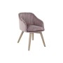 Chaise de Salle à Manger DKD Home Decor Rose Naturel 56 x 55 x 70 cm 56 x 55 x 74 cm 56 x 47 x 72,5 cm de DKD Home Decor, Cha...