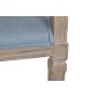 Sofá DKD Home Decor Azul Linho Madeira da borracha (122 x 69 x 72 cm) de DKD Home Decor, Sofás - Ref: S3023565, Preço: 429,77...