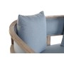 Sofá DKD Home Decor Azul Linho Madeira da borracha (122 x 69 x 72 cm) de DKD Home Decor, Sofás - Ref: S3023565, Preço: 429,77...