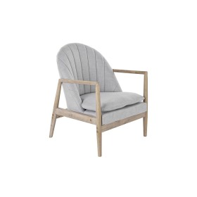 Siège DKD Home Decor Naturel Gris clair Sapin 68 x 69 x 89 cm de DKD Home Decor, Chaises - Réf : S3023619, Prix : 264,01 €, R...