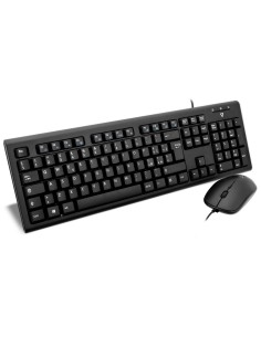 Clavier et souris sans fil ELBE PTR101 Noir | Tienda24 Tienda24.eu